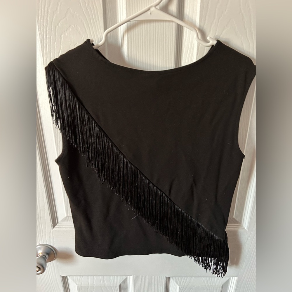 Black Western Top